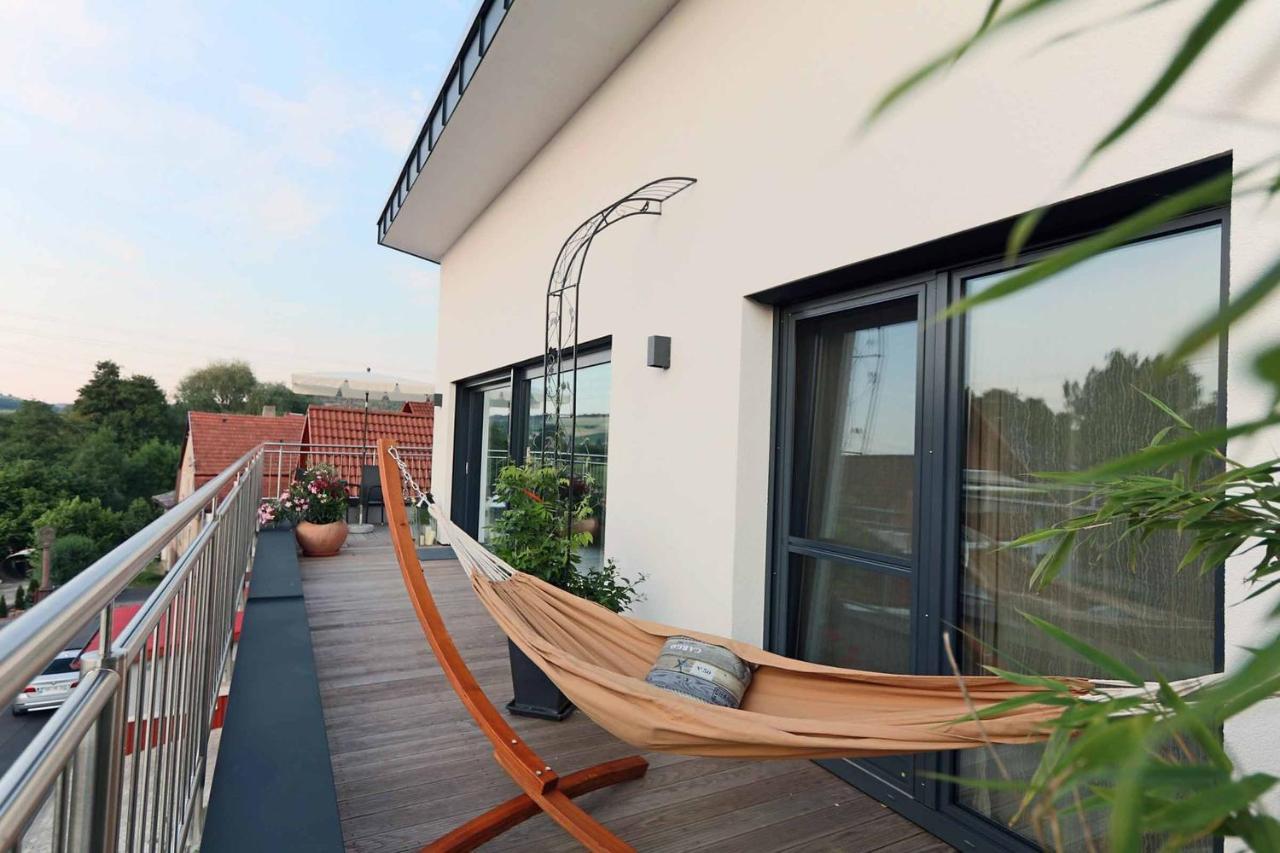 Apartament Penthouse Tauberblick Tauberbischofsheim Zewnętrze zdjęcie